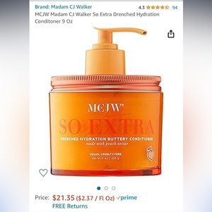 Madam CJ Walker So Extra Drenched Hydration Conditioner